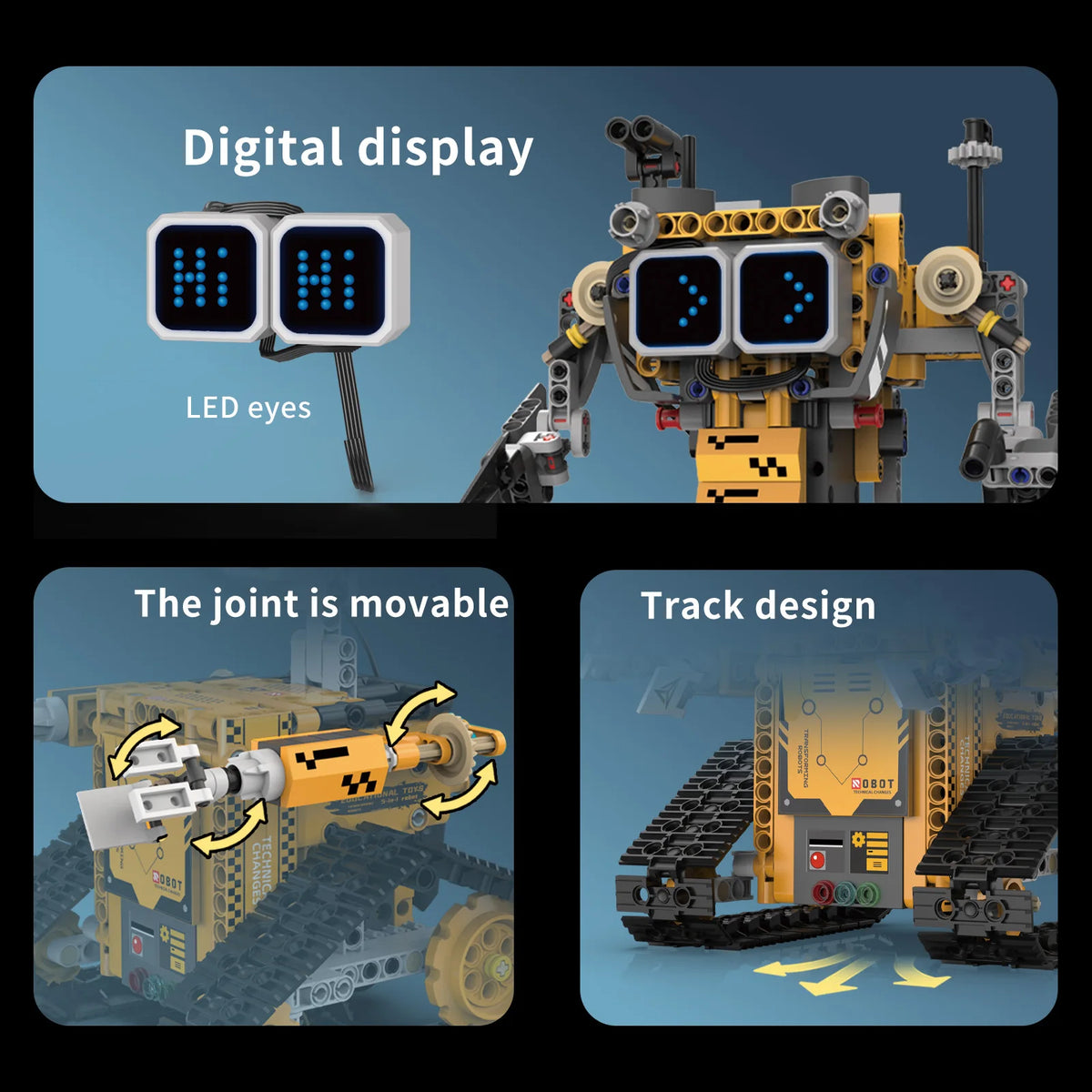 5-in-1 Robot Building Set - Remote Control - Creative Play