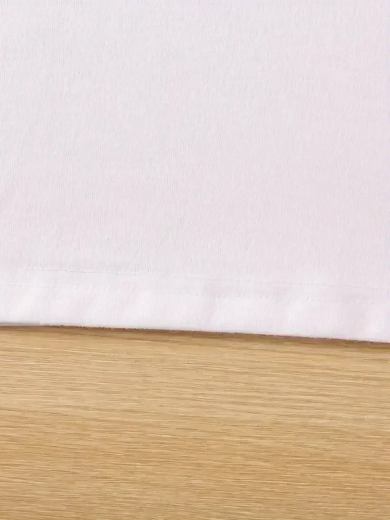 T Shirt 2025 Manga New in Creative Doodle Puppy Graphic Print Round Neck Summer T-shirt Girls Female