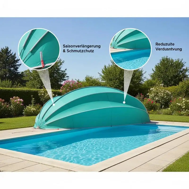 POOL DOME - 472 × 460 × 229 cm - UV & Weather Protection