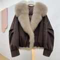 FROST COLLAR - Fur Collar Cotton Parka - Thick Winter Jacket, Faux Fox Trim