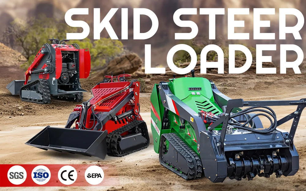 Mini Skid Steer Trencher - 0.35 m³ - 17.2 kW