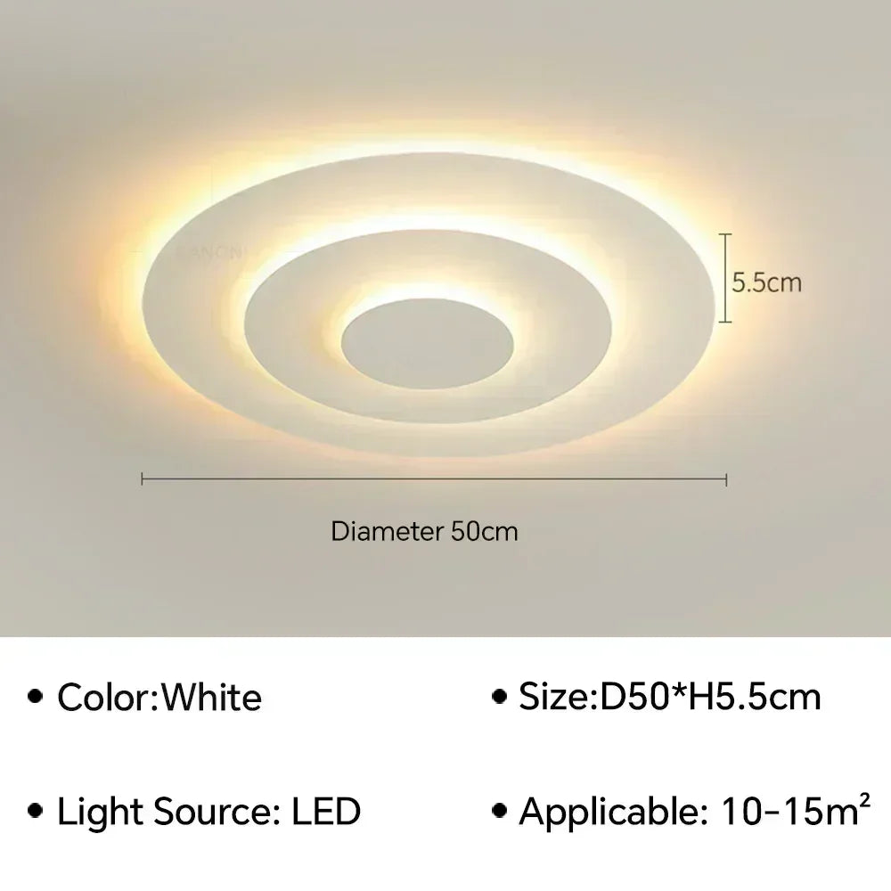 Nordic LED Ceiling Chandelier – 5 Styles, 4 Sizes, Dimmable