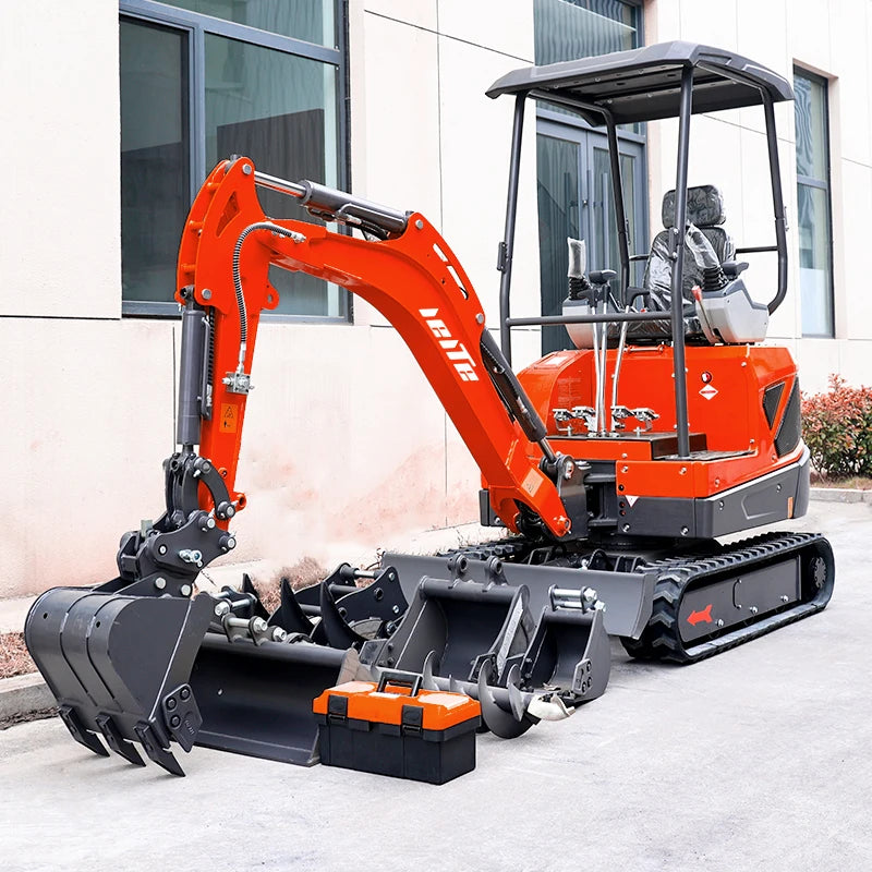 MINI EXCAVATOR - 1–2 Ton, 14 HP - Compact Farm Work