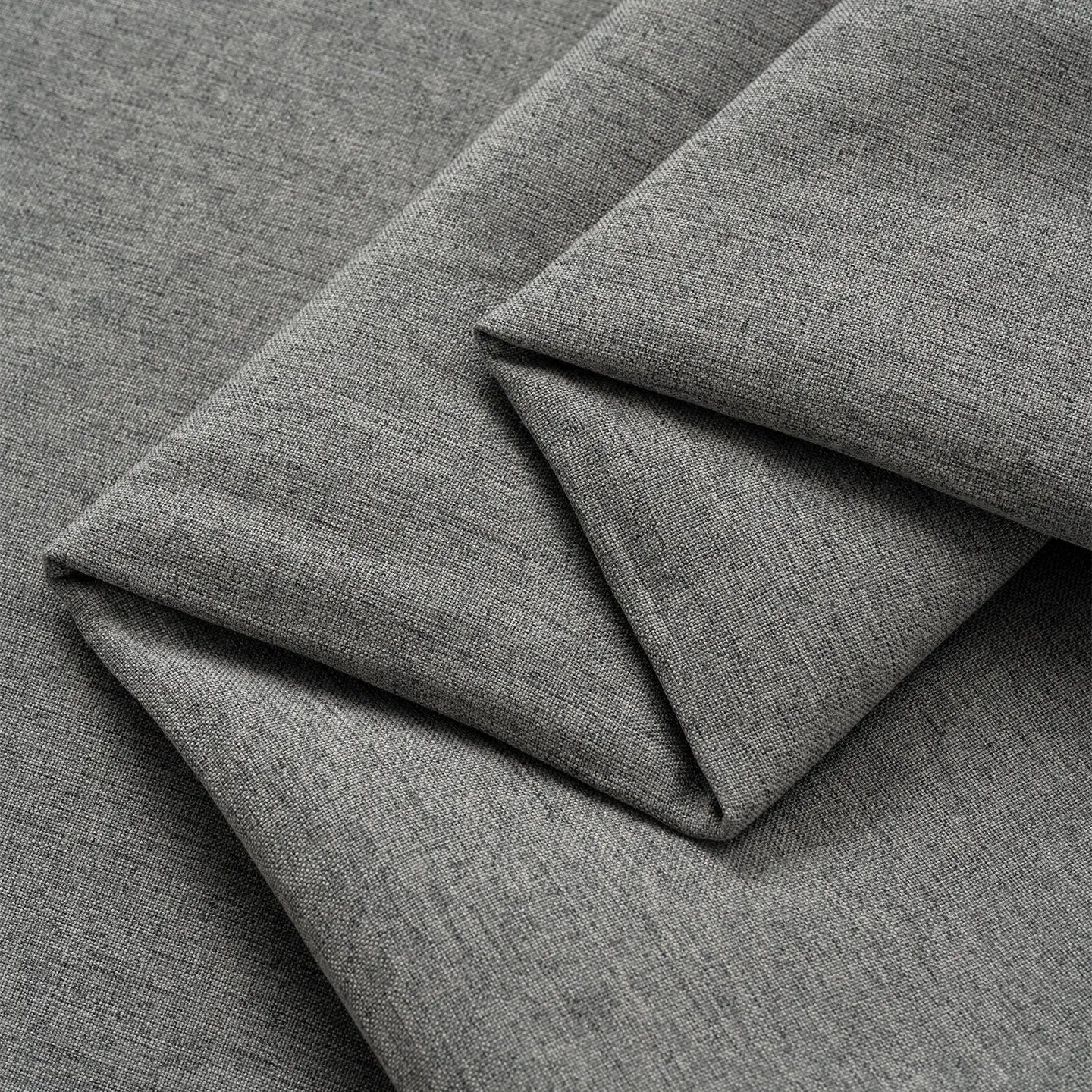 THICKENED PLAIN LINEN-LOOK FABRIC - 100% Polyester, 420g/m, 148cm Wide - Solid Rooms