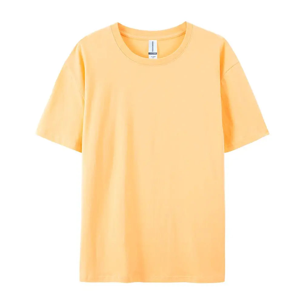 Cotton Solid Color Women's T-Shirts Multicolor Summer Short Sleeve Unisex Comfortable Tee Shirts Casual Fashion Woman Sportswear