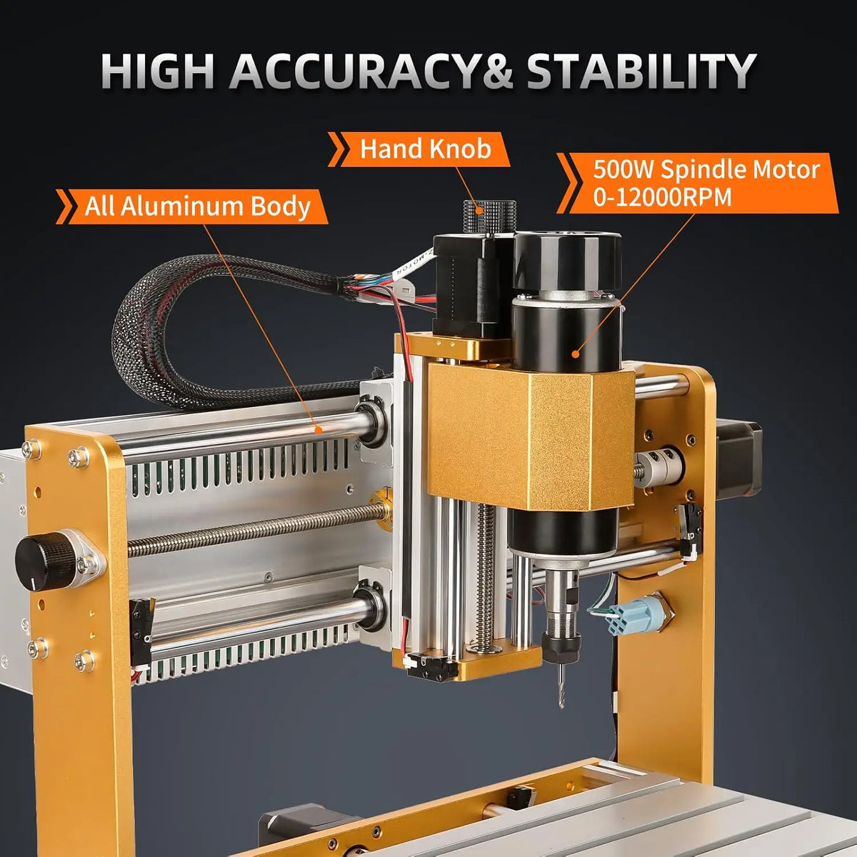 3018 Pro CNC Router - 500W Spindle - Compact Workshop