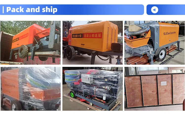 YG Diesel Concrete Pump - 82 m³/h - 1800 m Reach