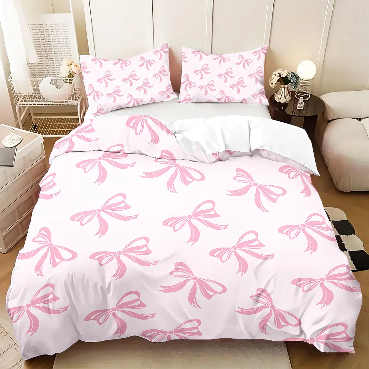 FLUTTER - Butterfly Print Duvet Cover Set - Soft, Dreamy & Bedroom-Ready