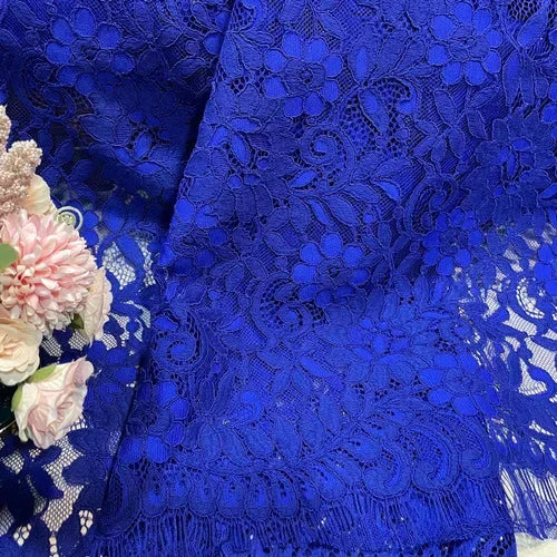 COTTON LACE FABRIC - Floral 3D Mesh, 150cm Wide - Soft Details
