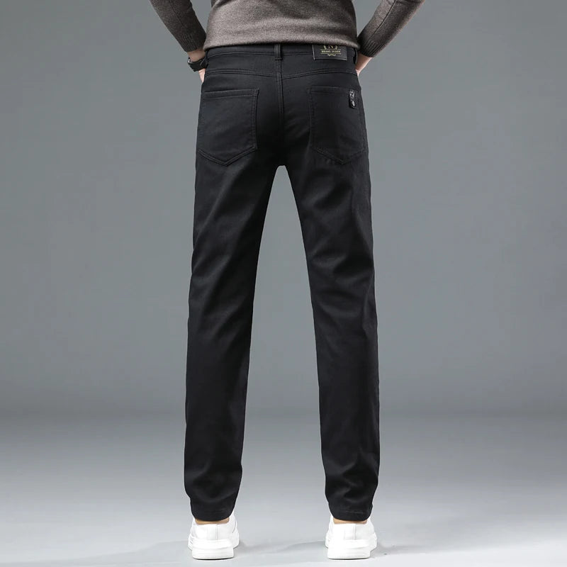 CLEAN CUT - Men's Slim Cotton Casual Pants - 3 Colors, Waist 28–38