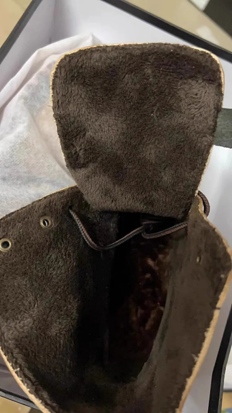 IRON RIDGE - High-Top Cowhide Leather Ankle Boots - Built For The Long Haul