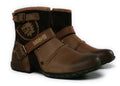 IRON RIDER - Knee-High Cowboy Boots - Buckle Up, Ride Out
