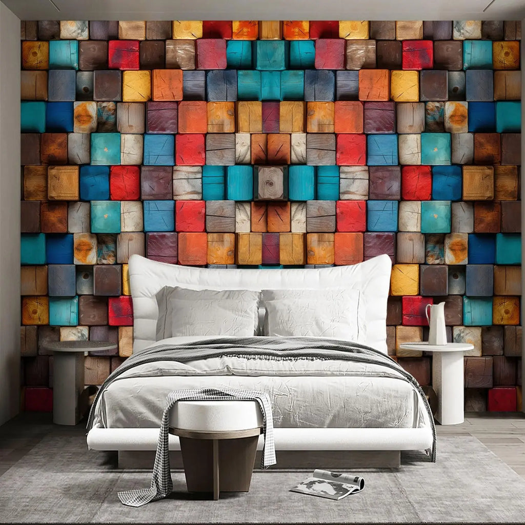 RUSTIC WOOD PLANK TAPESTRY - 100% Polyester, 9 Sizes - Raw Walls