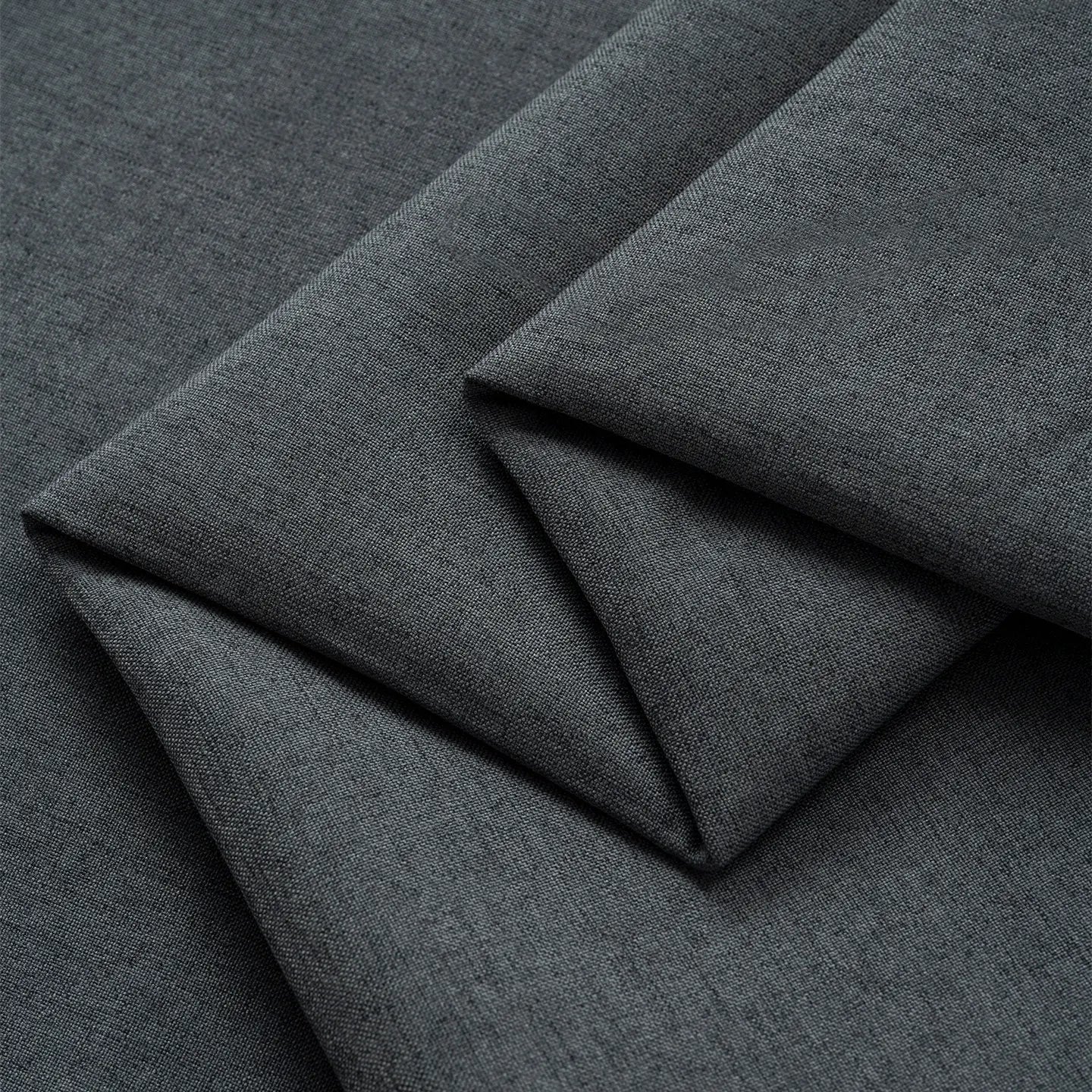 THICKENED PLAIN LINEN-LOOK FABRIC - 100% Polyester, 420g/m, 148cm Wide - Solid Rooms