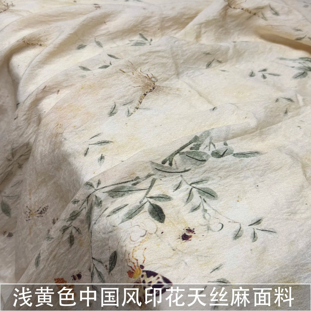 LYOCELL LINEN FABRIC - 60% Lyocell 40% Flax, 148cm Wide - Breezy Dresses