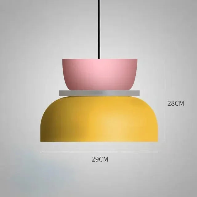Macaron Pendant Lamp – Nordic, Multi-Color, S/M/L