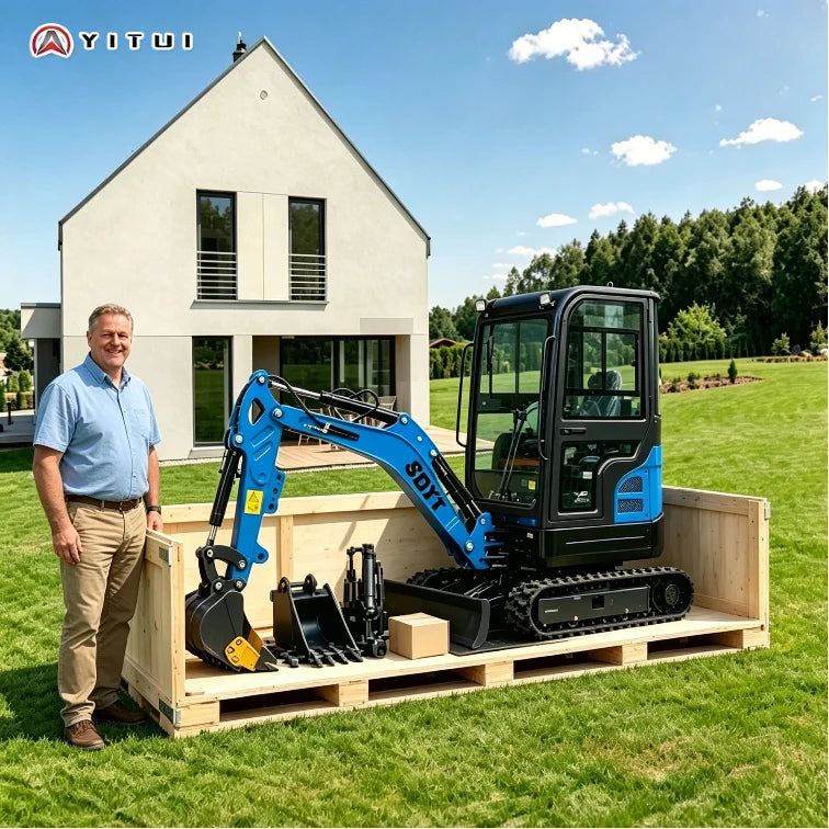 YITUI Mini Excavator - 1.2 Ton - Kubota/Briggs/KOOP