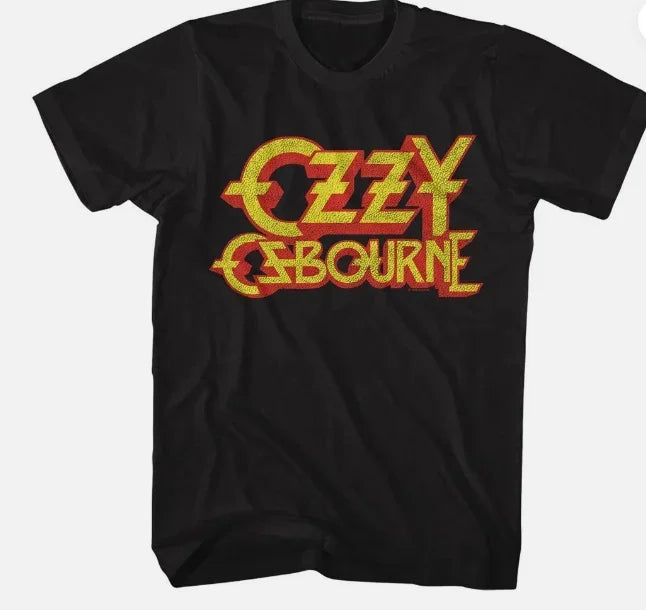 Ozzy Osbourne Logo Classic Music Shirt Tees Summer Short Sleeve T-Shirt Clothing Wear Trend New Fashion