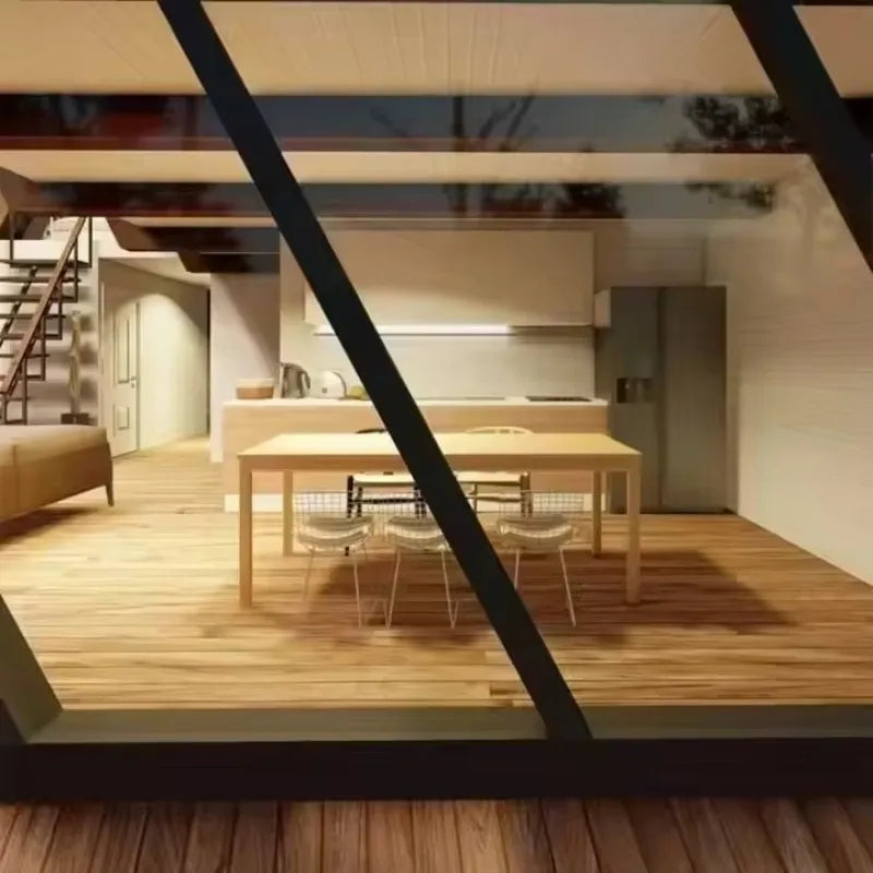 Triangle A Frame Tiny House - Modular Prefab Cabin Luxury Villa