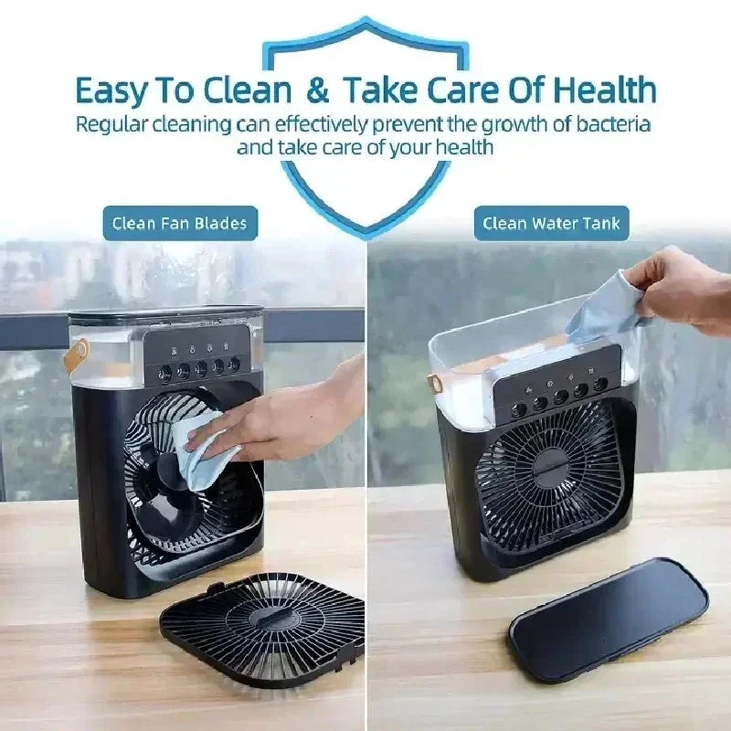 3-in-1 Portable Mini Air Cooler Fan