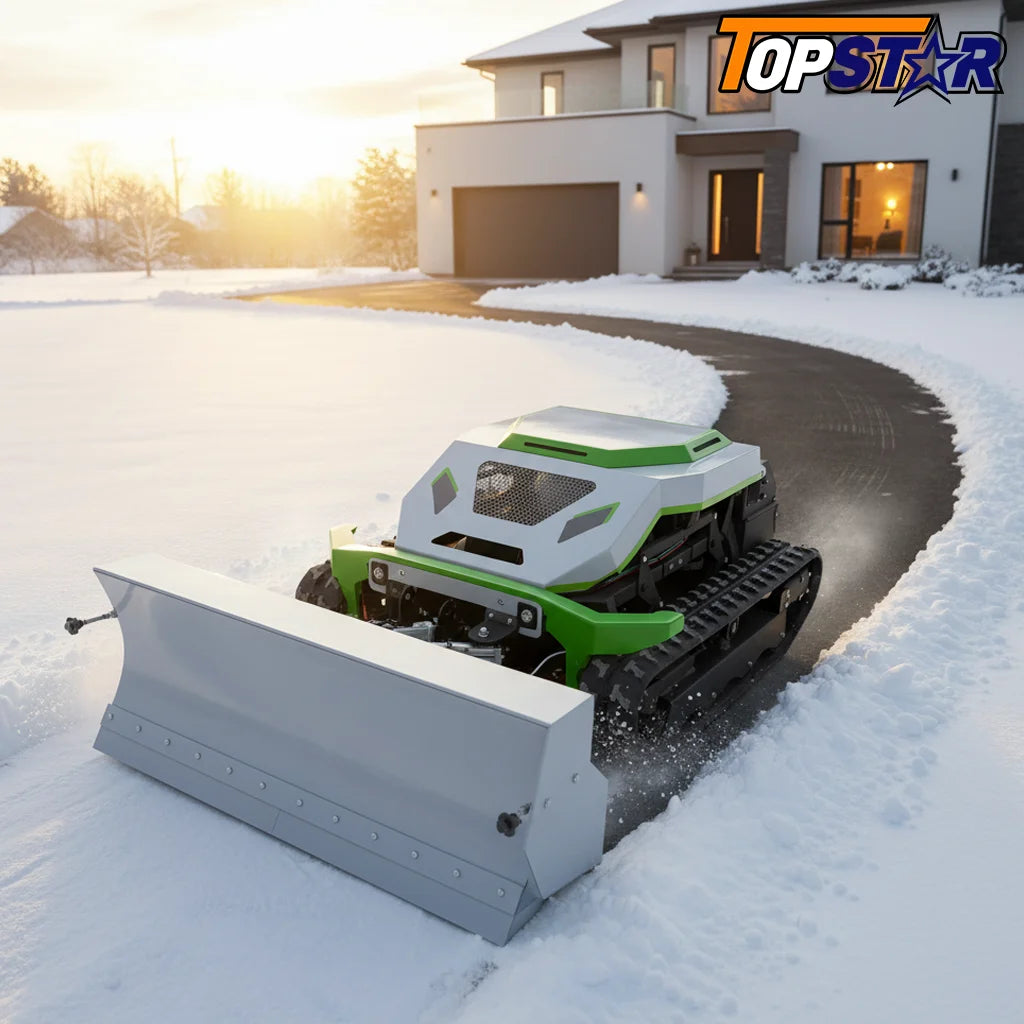 REMOTE LAWN MOWER - Mowing, Snowplow & Shredder - All-Season Grounds