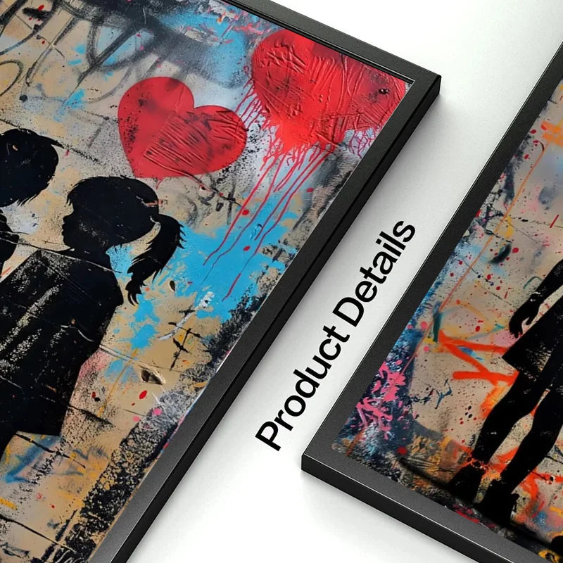 BANKSY BALLOON CANVAS PRINT - Unframed - Pop Art Decor