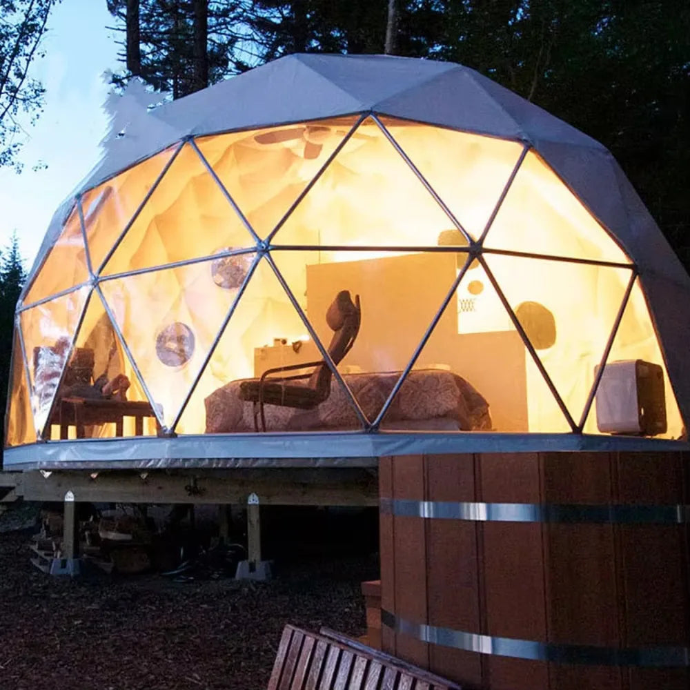 Luxury Glamping Dome Tent - Geodesic Round House