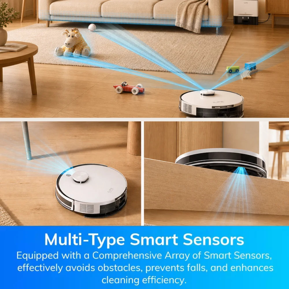 ILIFE A30 Pro Robot Vacuum Self-Emptying