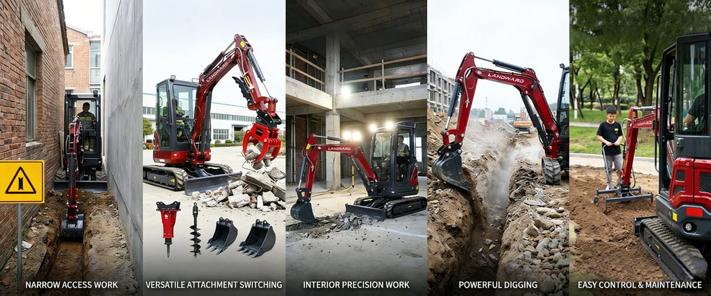 Mini Excavator 1–2.5 Ton | XT Series Crawler Excavators