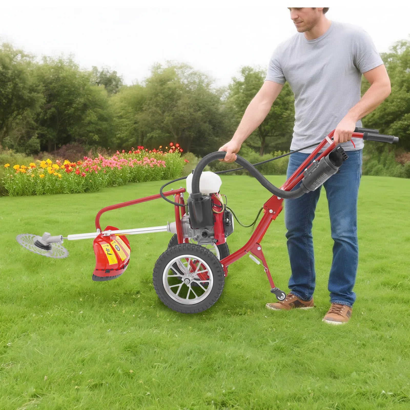 4HP CULTIVATOR - 3-in-1 Tiller, Weeder & Trencher - Garden Power