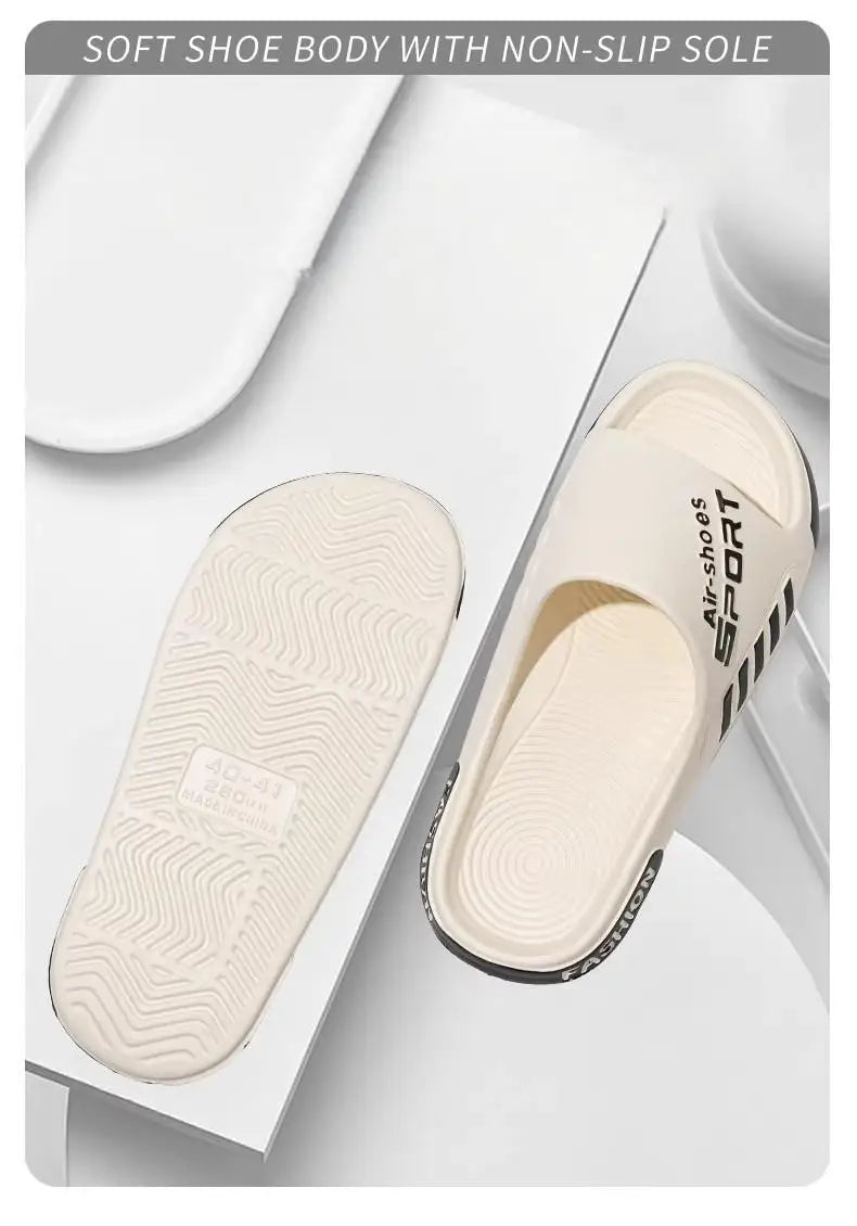 Męskie Kapcie Sportowe Antypoślizgowe Lekkie do Domu i na Plażę na Zewnątrz Wygodne Obuwie