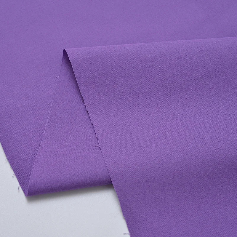 PLAIN COTTON POPLIN FABRIC - 150cm Wide, 46 Solid Colours - Everyday Sewing