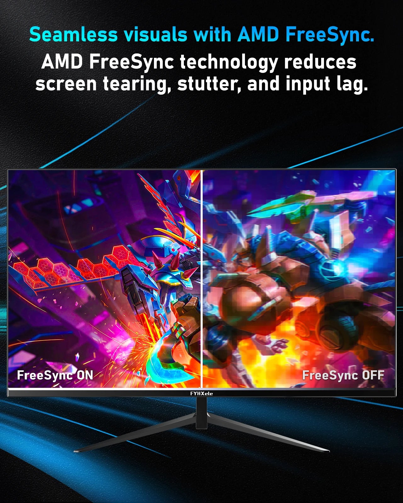 FYHXele 24" 180Hz Gaming Monitor - FHD IPS 1ms Fast Response
