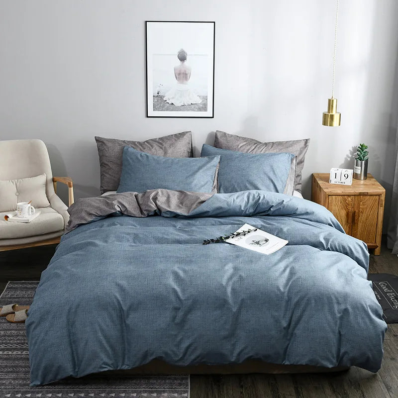 NORDIC CALM - Solid Color Duvet Cover Set - Soft, Breathable & Minimalist