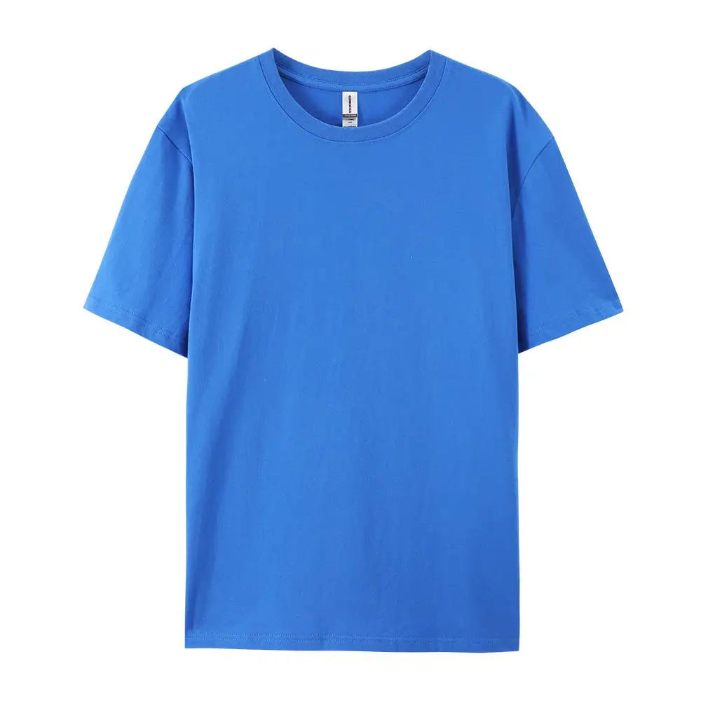 Cotton Solid Color Women's T-Shirts Multicolor Summer Short Sleeve Unisex Comfortable Tee Shirts Casual Fashion Woman Sportswear