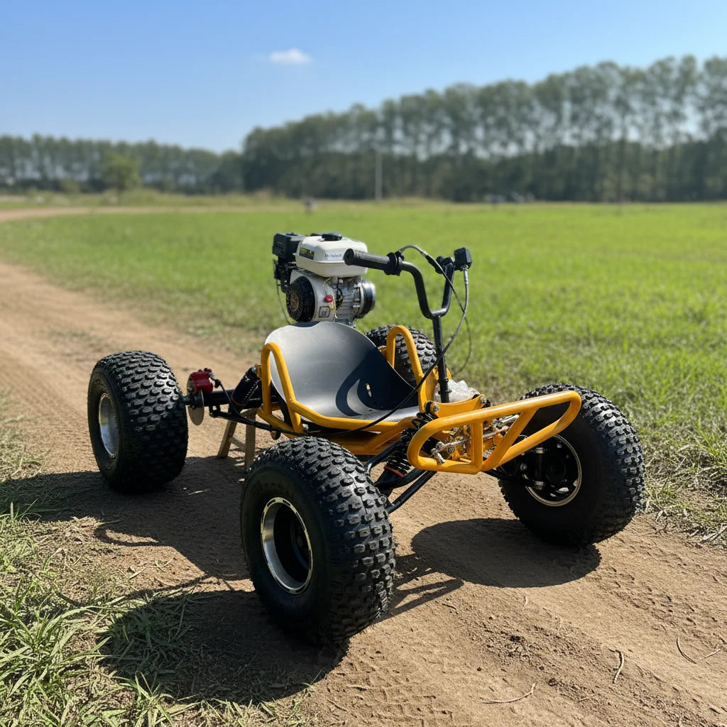 212CC RACING GO-KART - 6.5–9 HP, Hydraulic Brakes - Track-Ready Fun