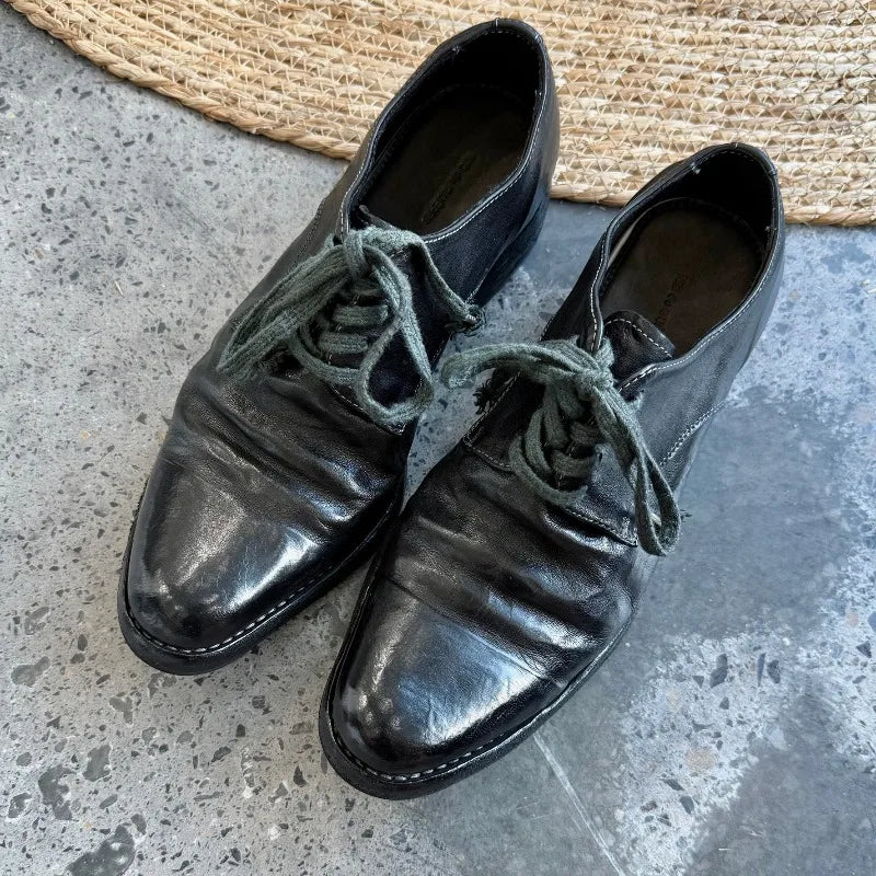 FULL GRAIN - Luxury Genuine Leather Derby Shoes - Head-to-Sole Perfection