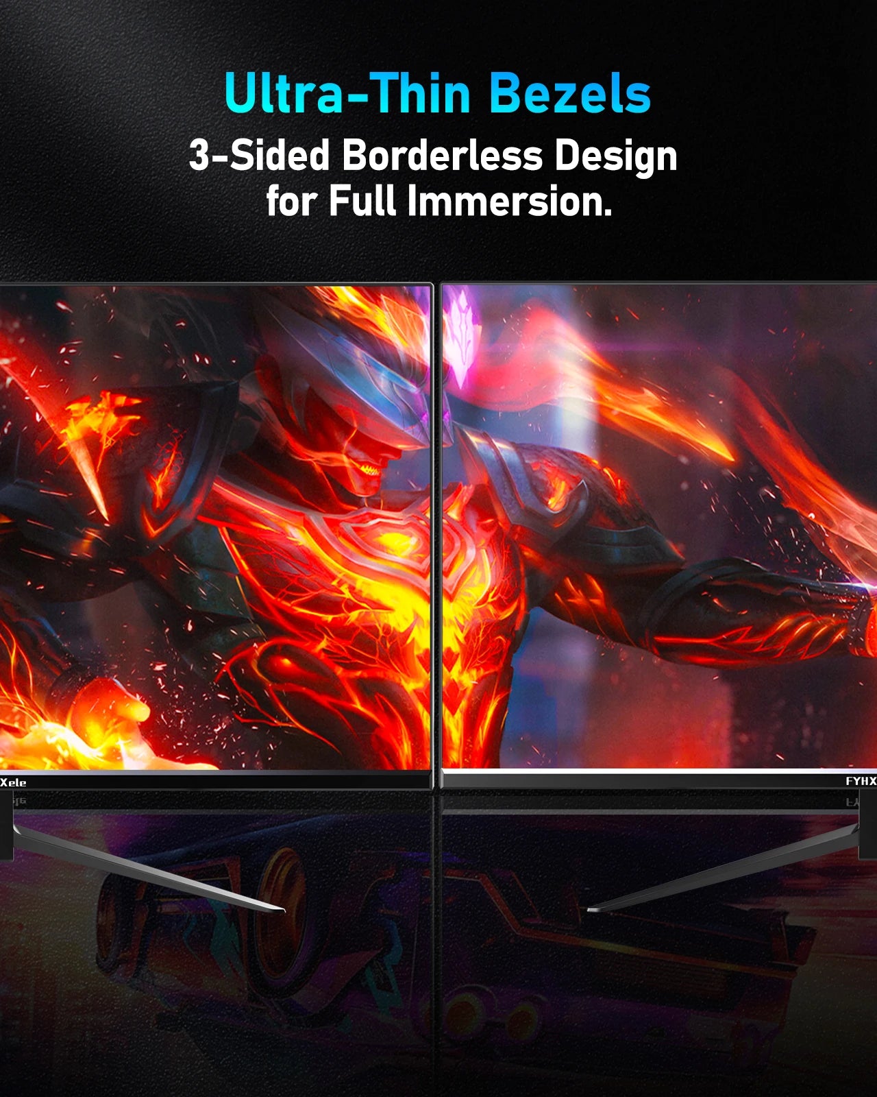 FYHXele 24" 180Hz Gaming Monitor - FHD IPS 1ms Fast Response