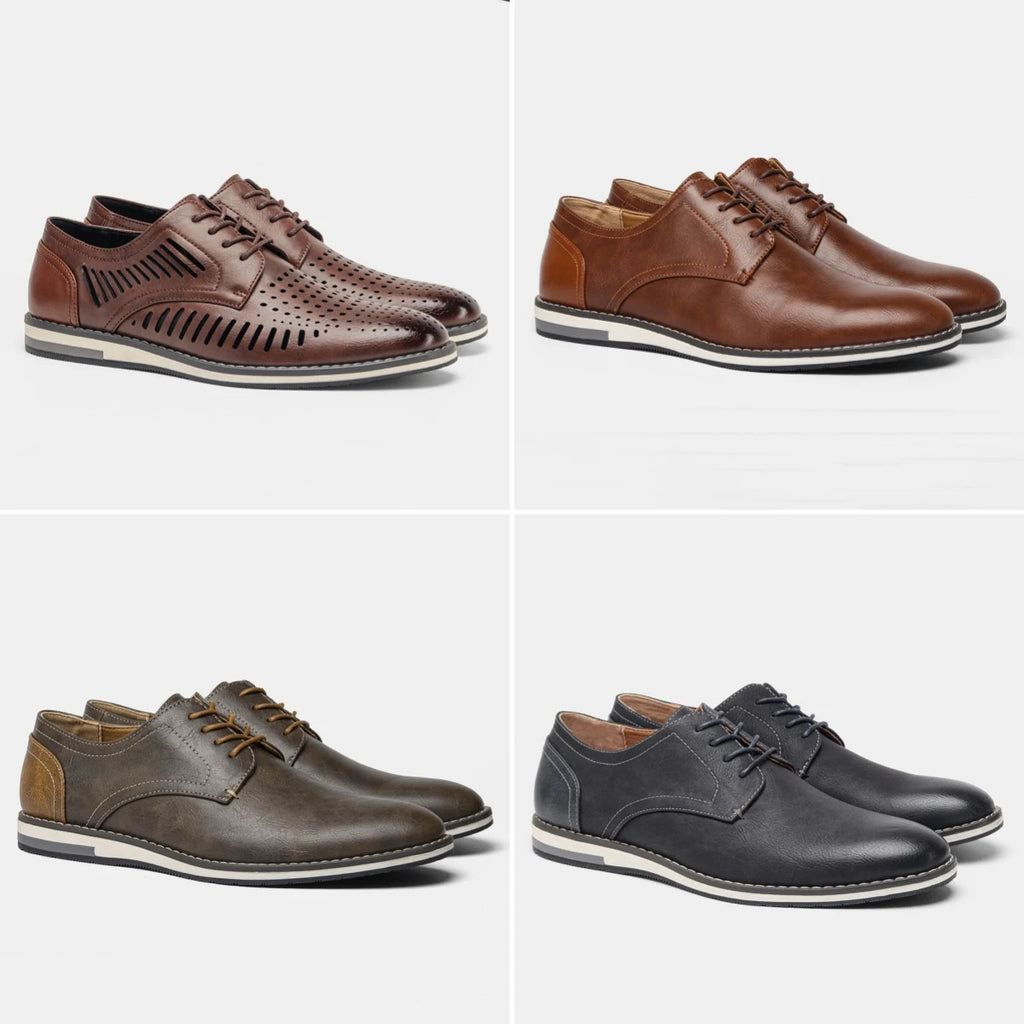 Men's Fashion Casual Loafers - Comfortable Lace-Up Shoes EU 39-47.5