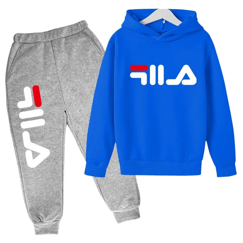 3-13 Years Old 2-piece Girl Sui 2025 Spring and AutumnOutdoor Jogging Suit  Children's Boys and Girls Casual Sports Top + Pants