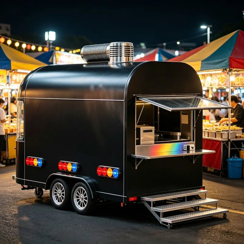 Commercial Food Trailer – Fully Equipped Mobile Kitchen Concession