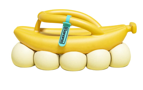 3D Banana Platform Flip Flops