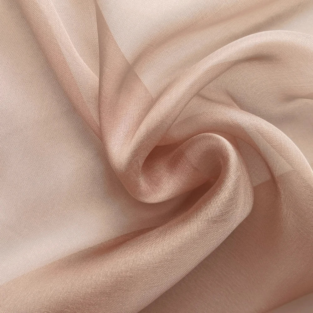 SILK CHIFFON - Pure Mulberry Silk Chiffon 140cm 6mm - The Fabric That Moves Like Water