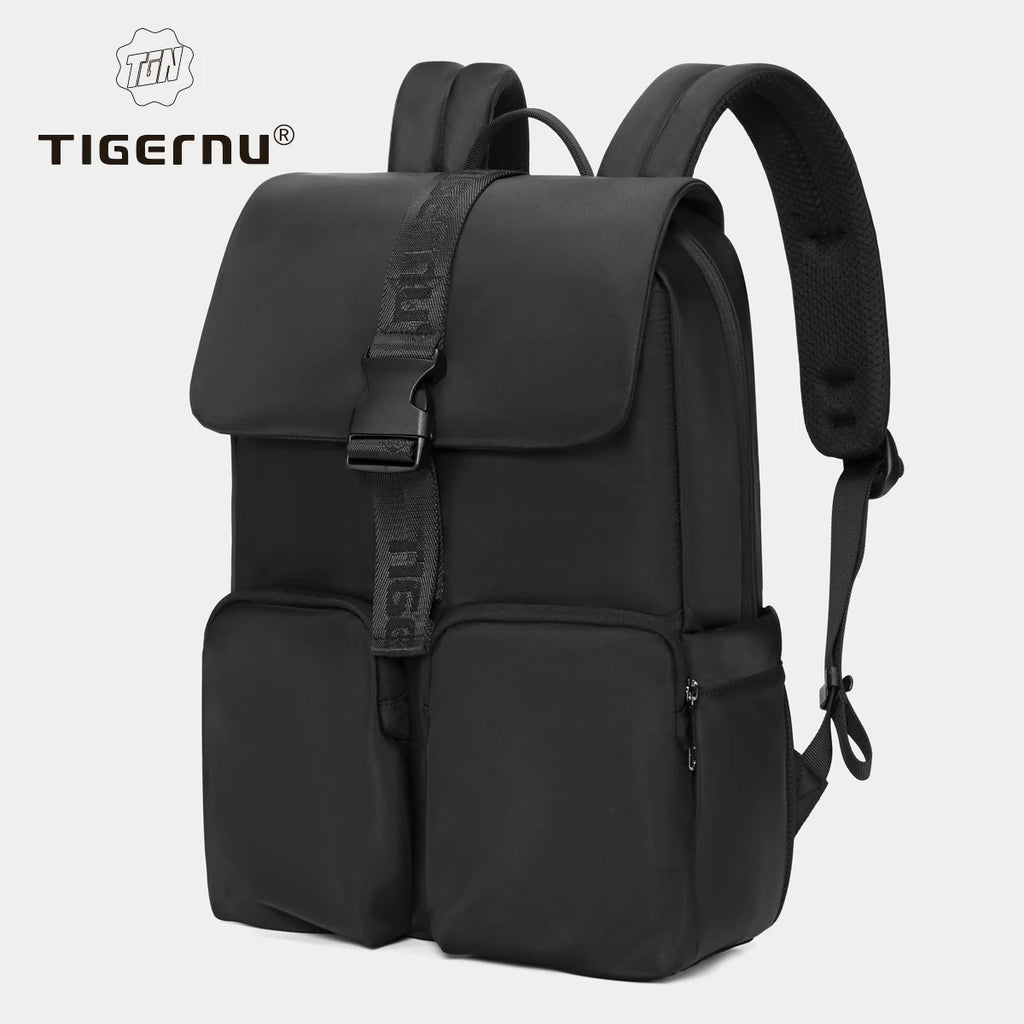 Flap Buckle Laptop Backpack