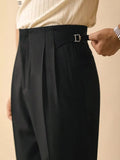 NAPOLI WIDE - Men's Pleated Wide Leg Trousers - Italian Style, 3 Colors, S–XXL