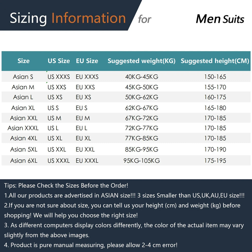 SUIT SET - 3-Piece & 2-Piece Men's Formal Suit - Dress Sharp, Stand Out