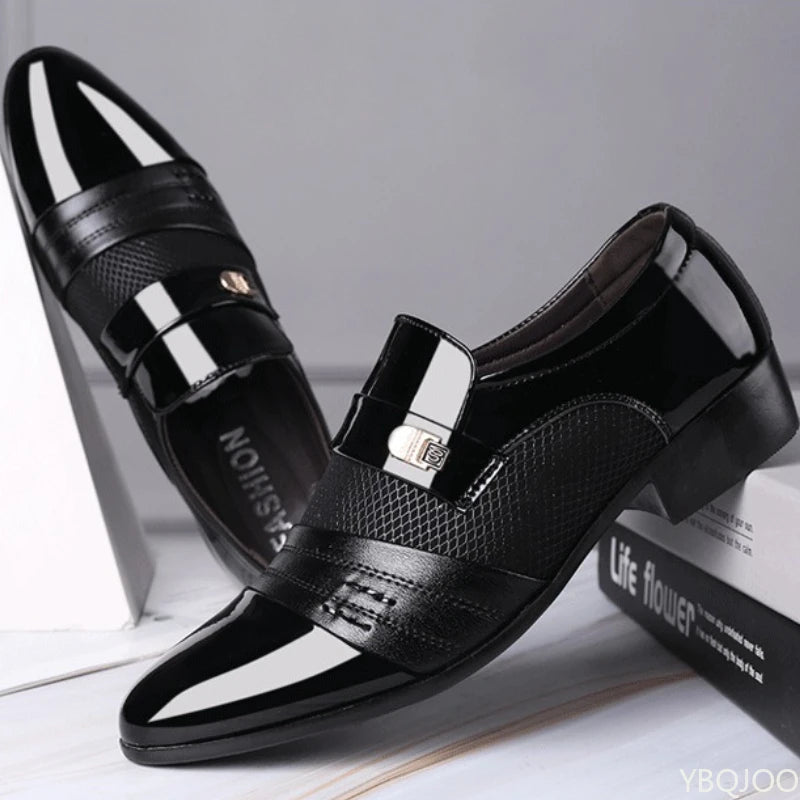 SHARP SUIT - Men's Pointed Toe Formal Shoes - Office, Wedding & Daily Wear, Large Sizes