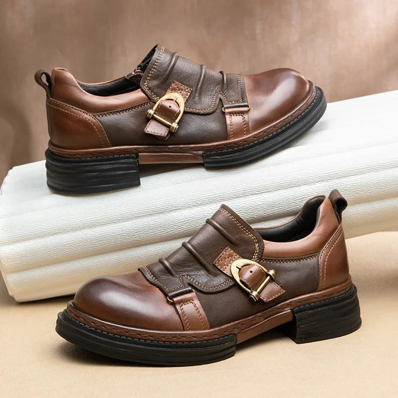 LEATHER DERBY - Genuine Cow Leather Business Shoes - Built to Impress