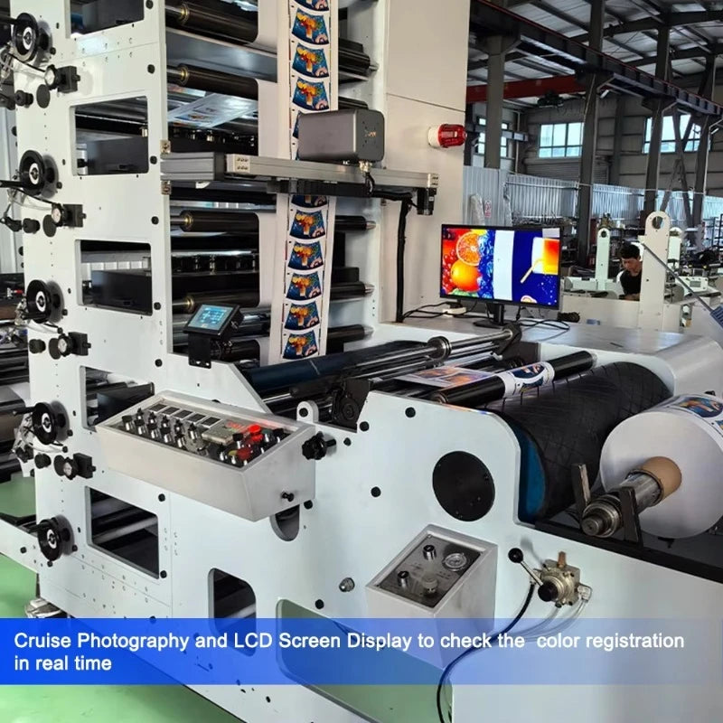 OR-850 FLEXO PRESS - 4-Color, 120m/min - 850mm Wide Format Labels