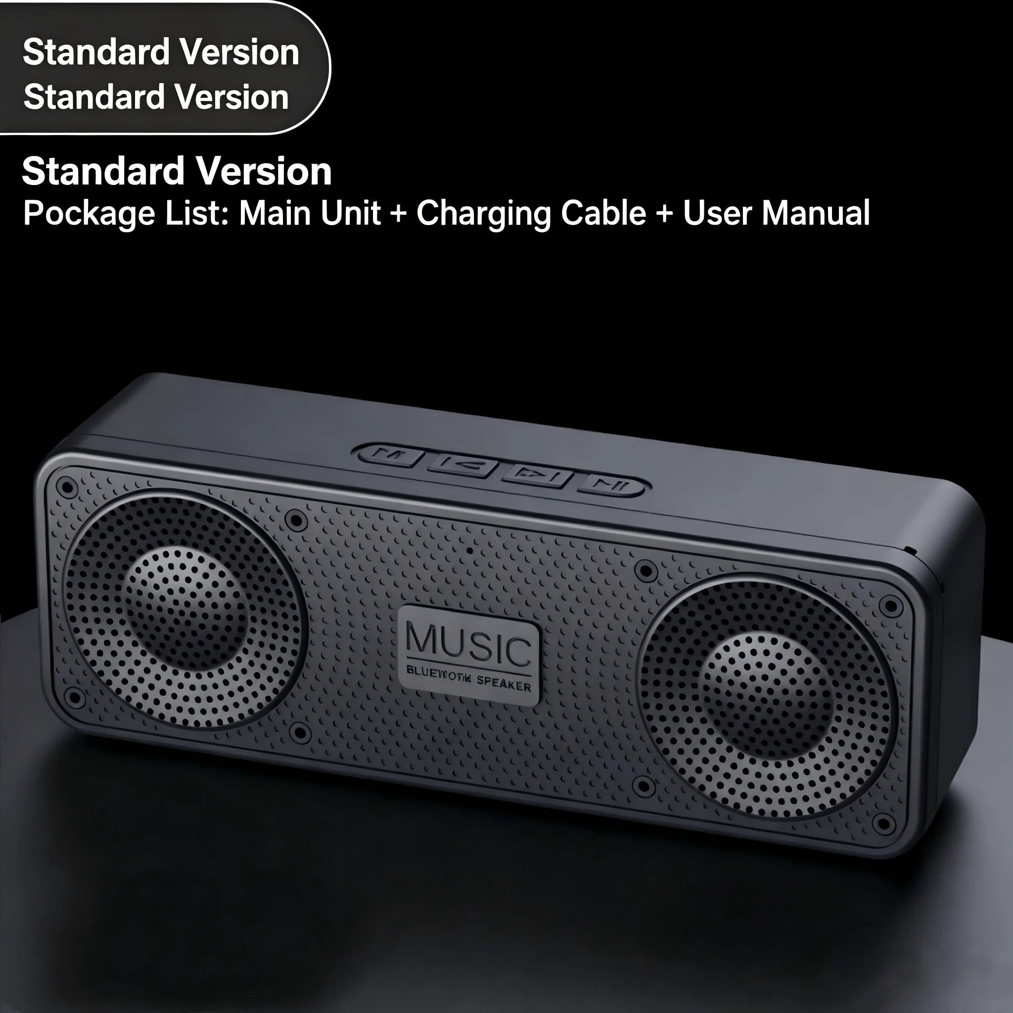 Wireless Bluetooth Speaker Stereo FM Radio USB AUX